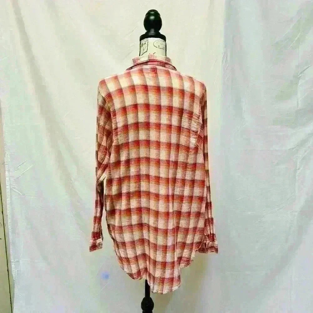 BDG Plaid Tops For Women Button Down - Picture 4 of 6